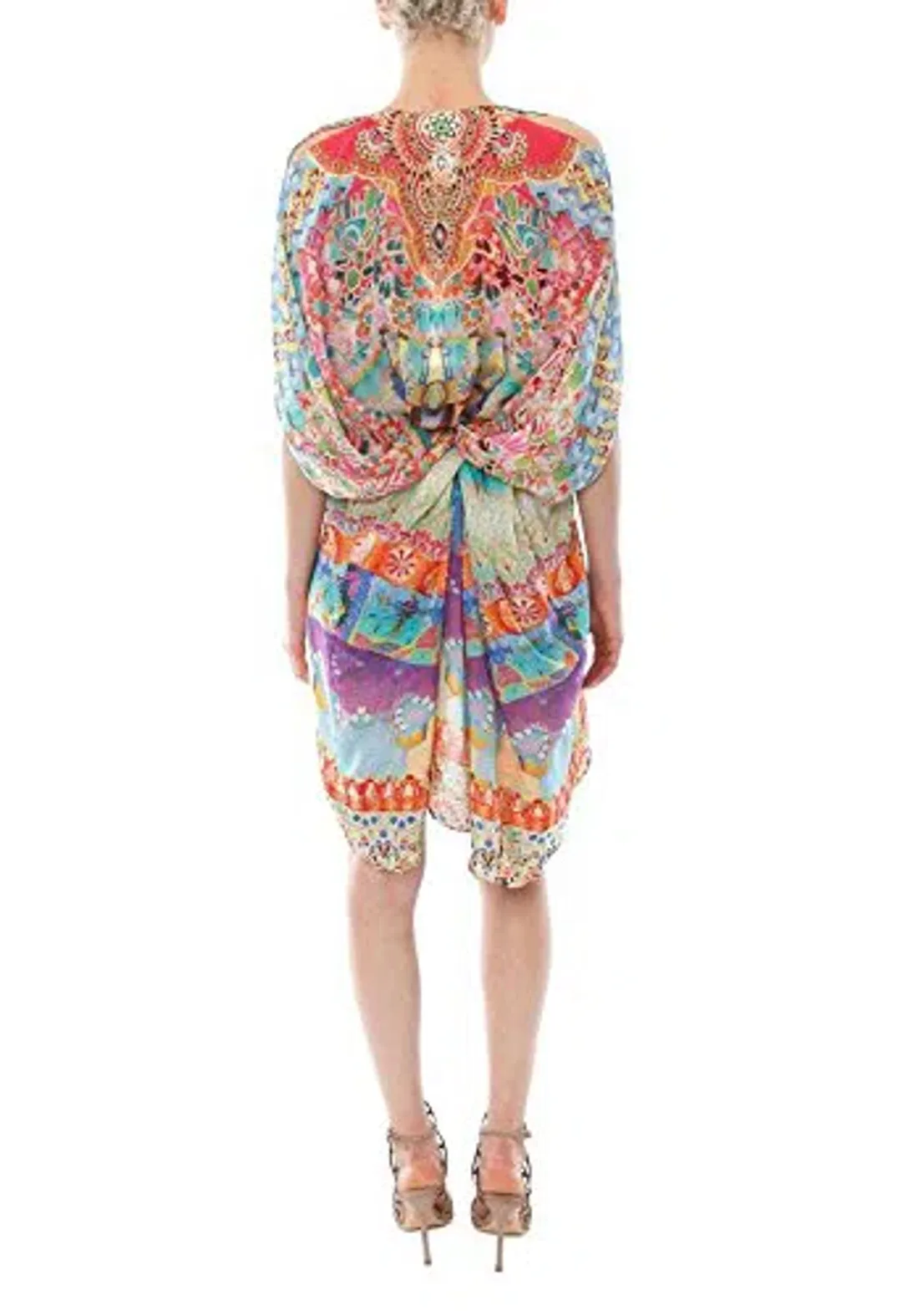 Camilla Casa Mila Belted Kaftan Dress Print Size 12 for rent on The Volte - main image
