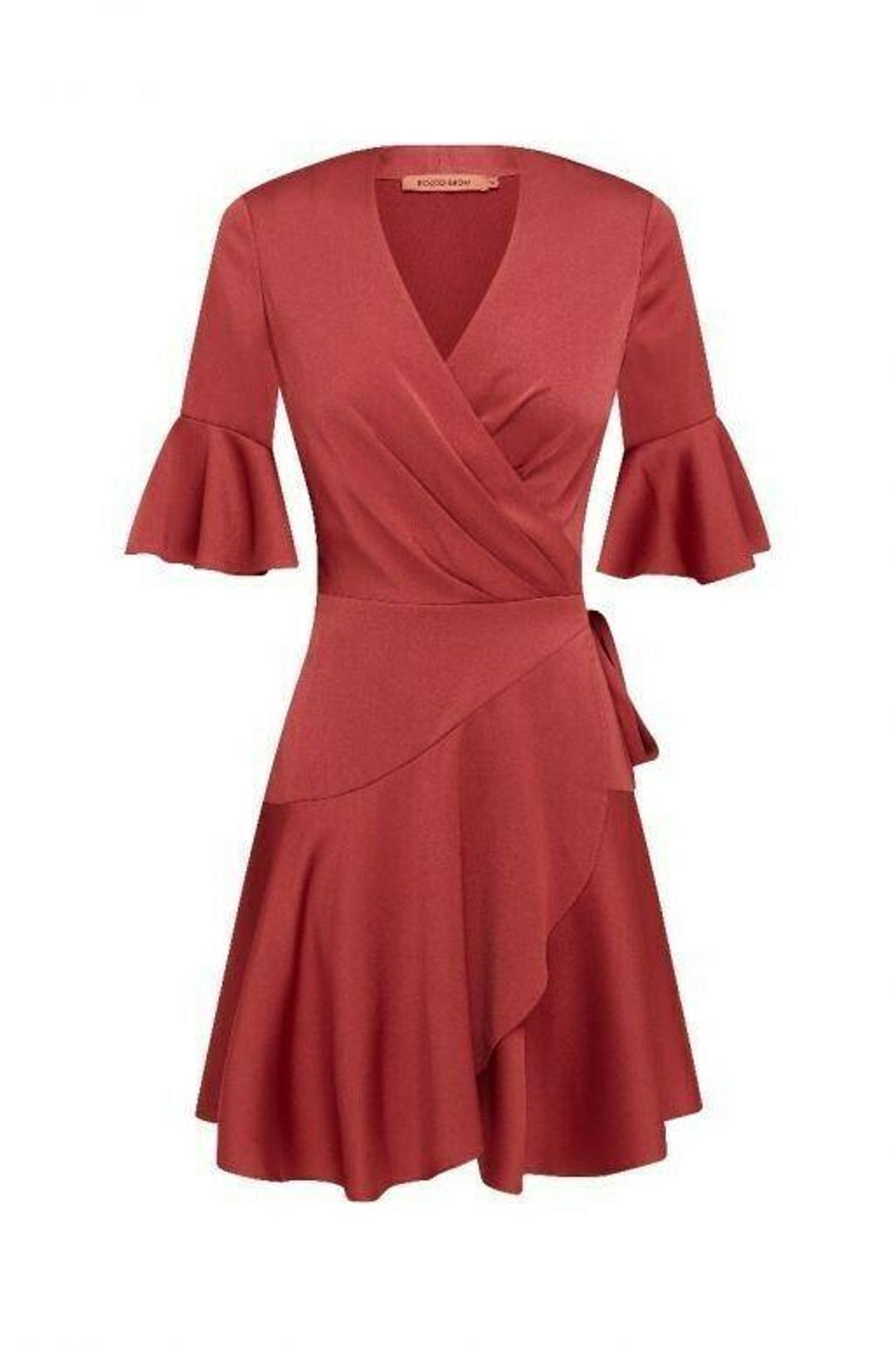 Rodeo Show Mara Wrap Dress Red Size 6 for rent on The Volte - main image