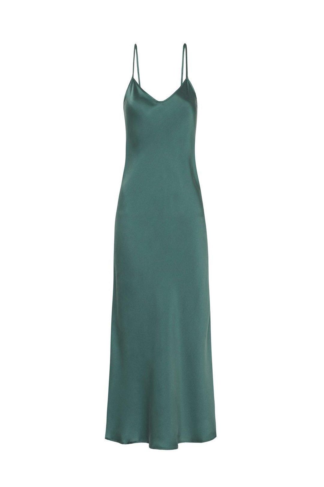 Silk Laundry 90’s Slip Dress Green Size 8 for rent on The Volte - main image