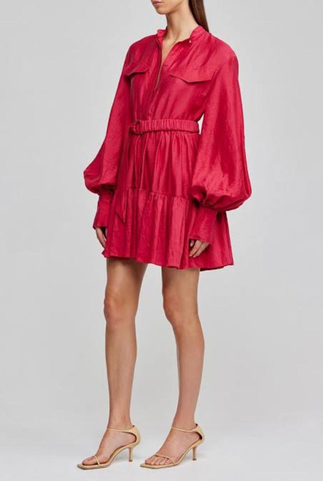 Acler Lalor Dress Red Size 8 for rent on The Volte - main image