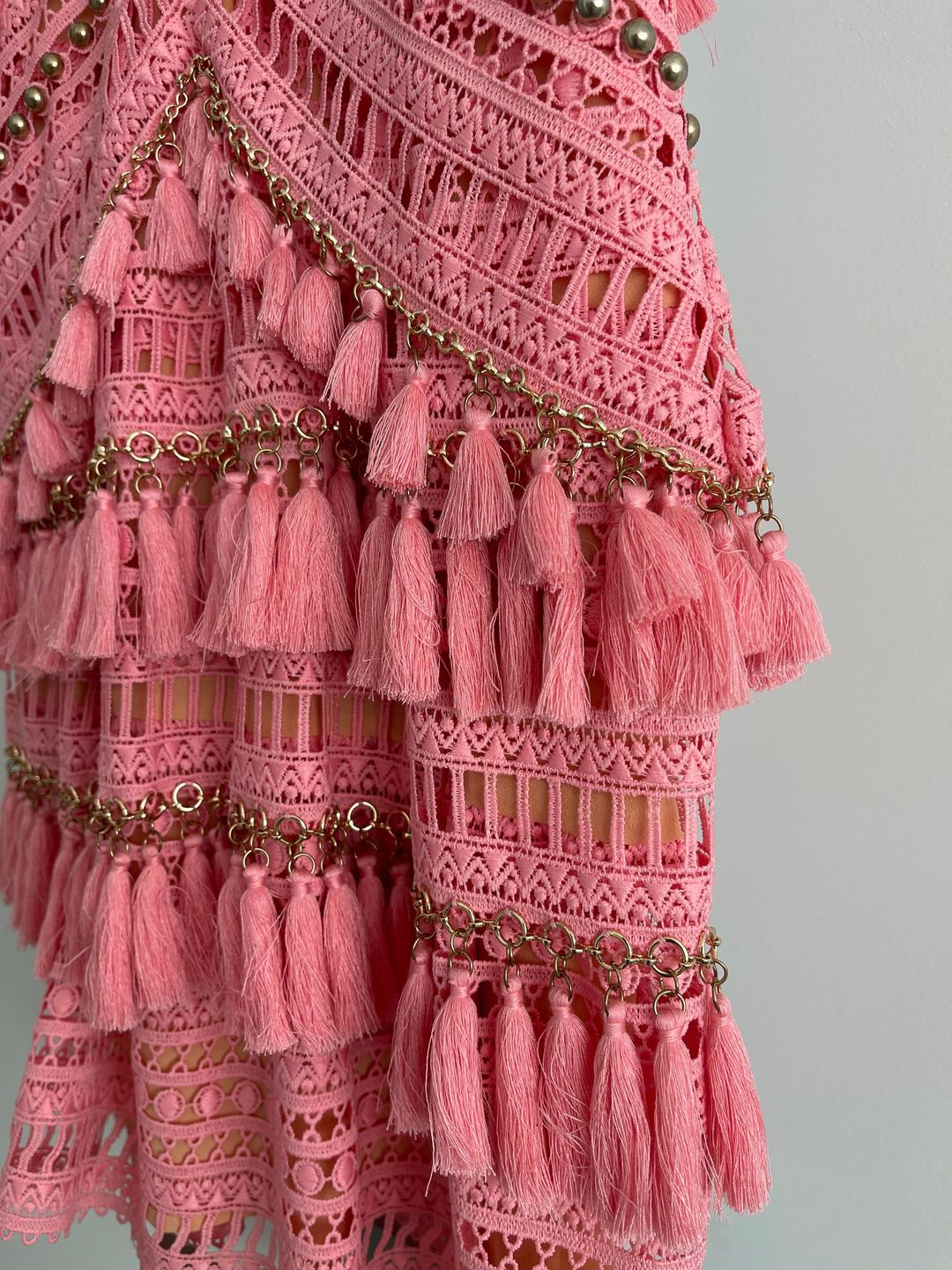 Thurley Foxtrot Dress in Pink for rent on The Volte - main image