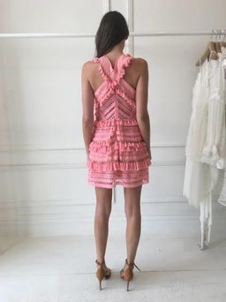 Thurley Foxtrot Dress in Pink for rent on The Volte - image 2