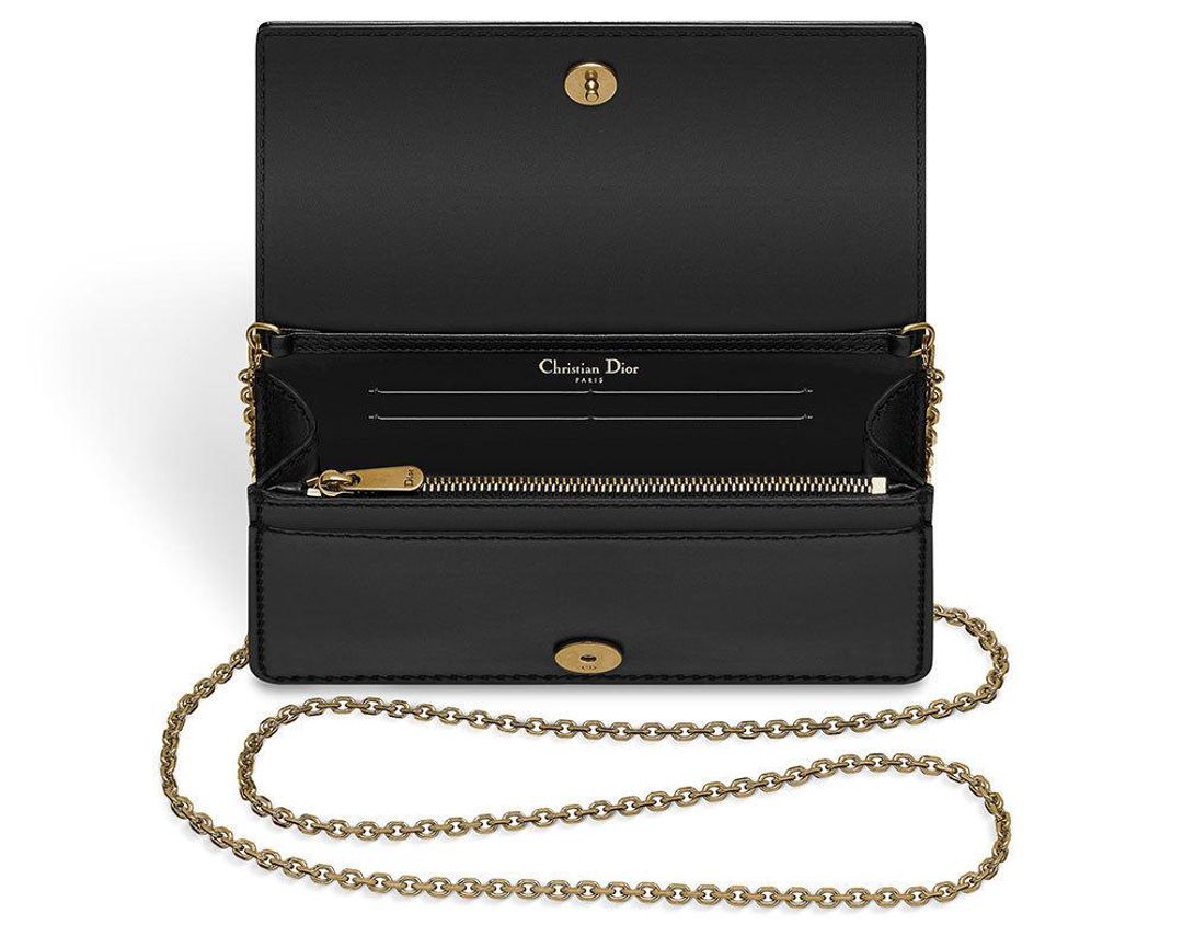 Dior J’ Adior Wallet on Chain Black for rent on The Volte - main image
