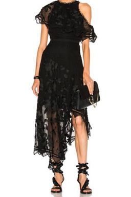 Zimmerman Mercer Bird Silk Chiffon Dress Size 14(3) for rent on The Volte - image 1