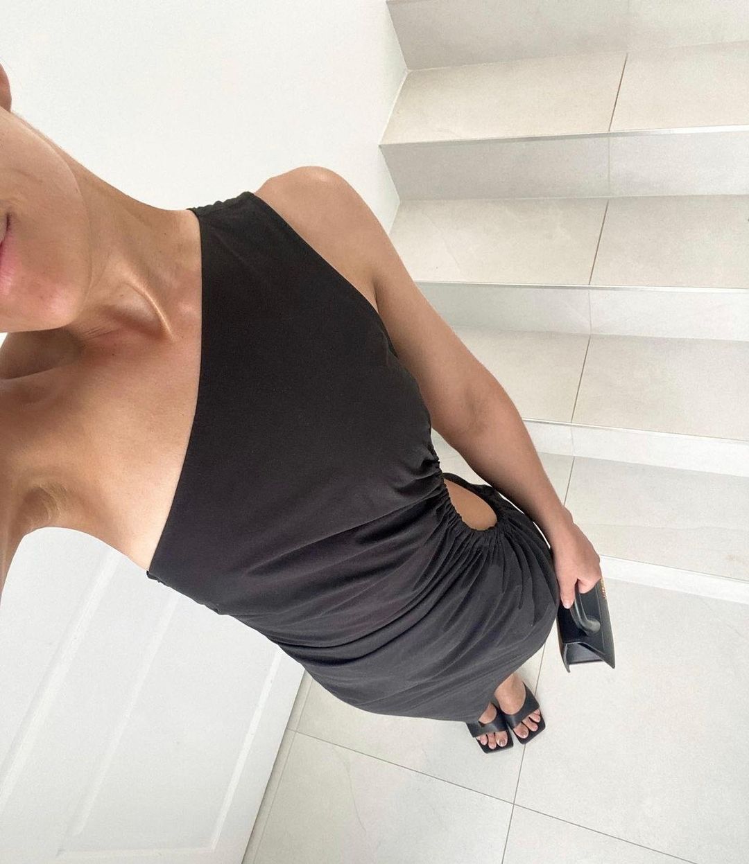 Natalie Rolt Frida Dress Black Size 6  for rent on The Volte - main image