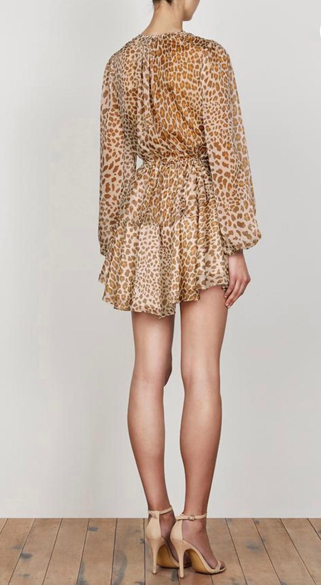 Shona Joy Ghetty Tiered Mini Dress Print Size 10 for rent on The Volte - main image