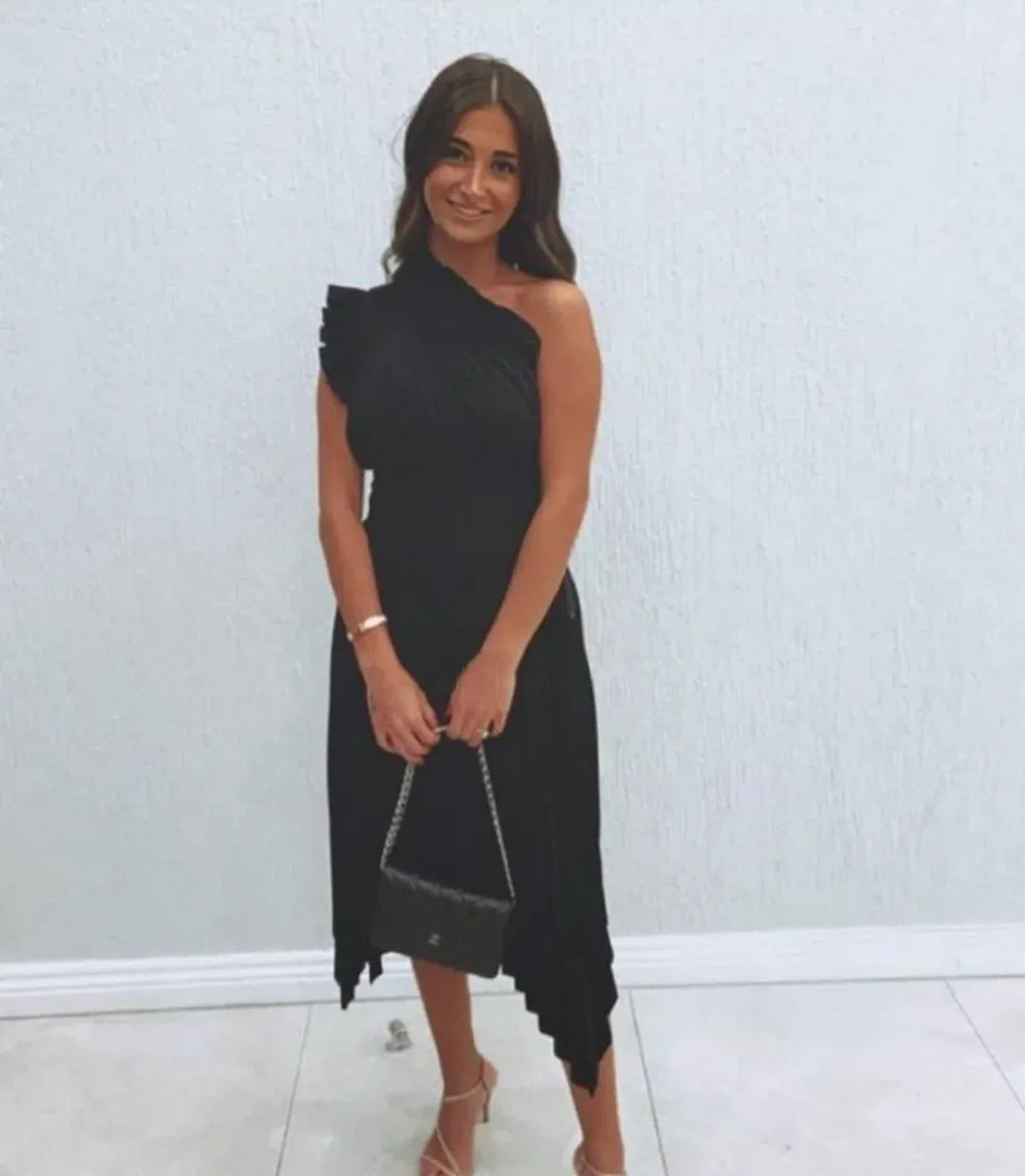 Mossman The Lady Like  Dress Black Size 6 for rent on The Volte - main image