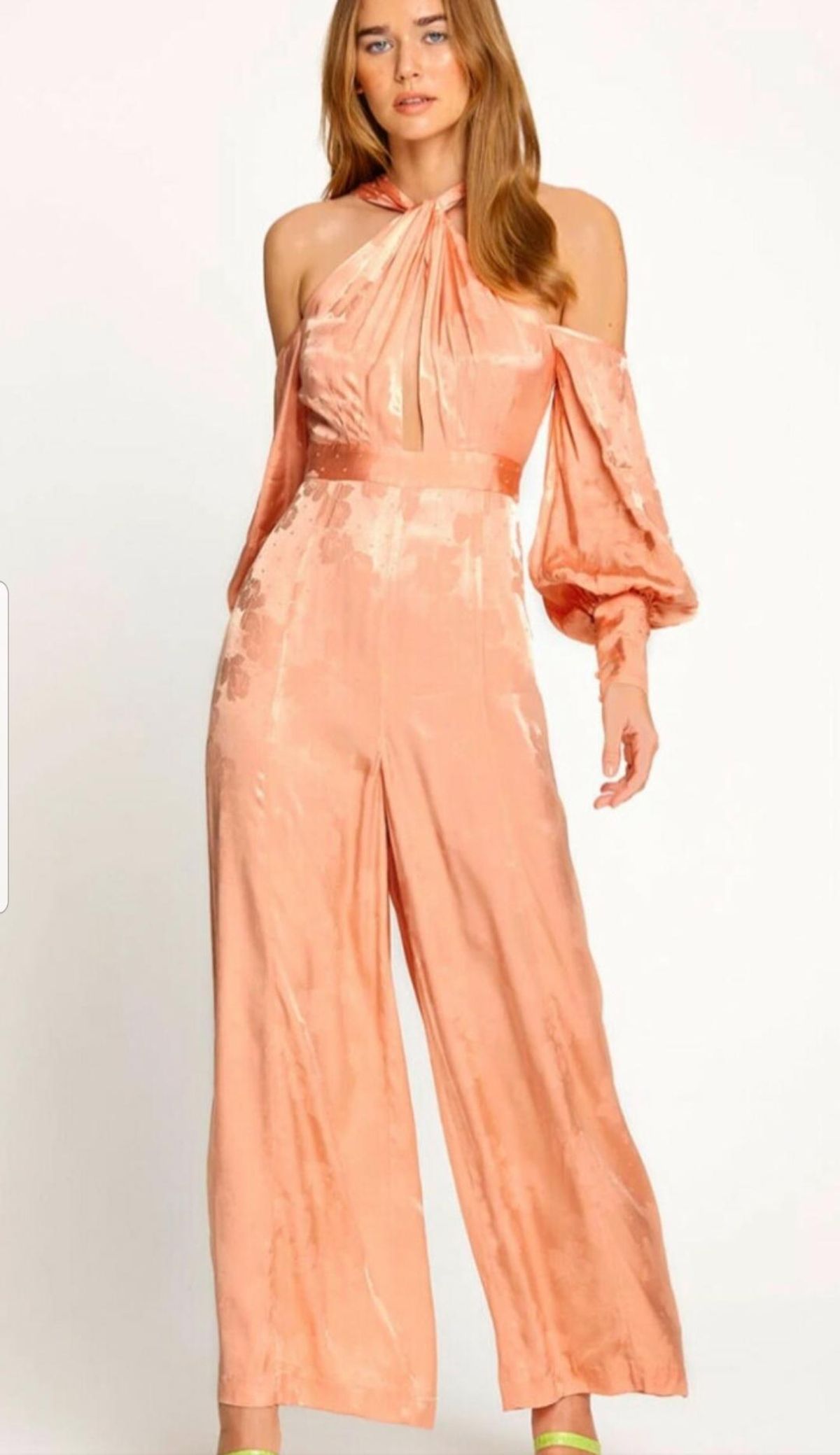 Alice McCall Memory Lane Jumpsuit Orang Size 10 for rent on The Volte - main image