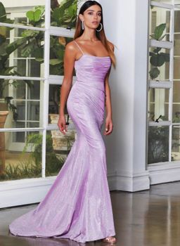 Jadore JX4010 Gown Dress Lilac Size 12 for rent on The Volte - image 2