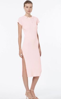 Manning Cartell MVP Knit Midi Dress Pink Size 4 for rent on The Volte - image 1