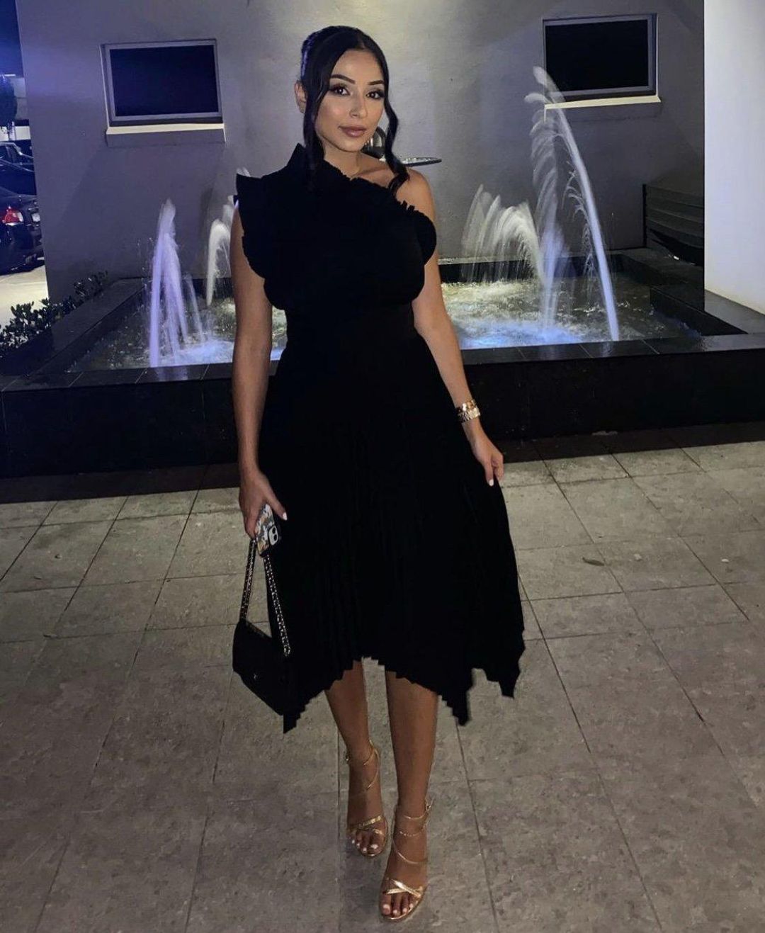 Mossman The Lady Like Dress Black Size 10 for rent on The Volte - main image