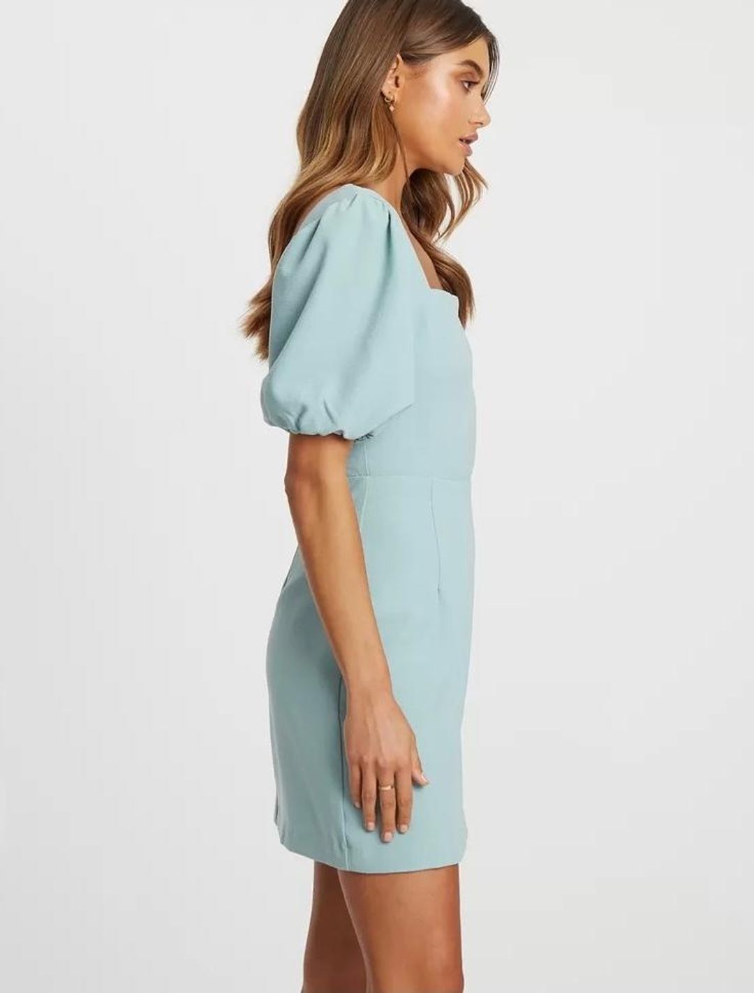 Tussah Haydee Mini Dress Blue Size 10 for rent on The Volte - main image