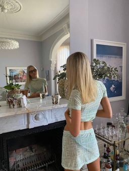 With Harper Lu Monogram Set Pistachio for rent on The Volte - image 2