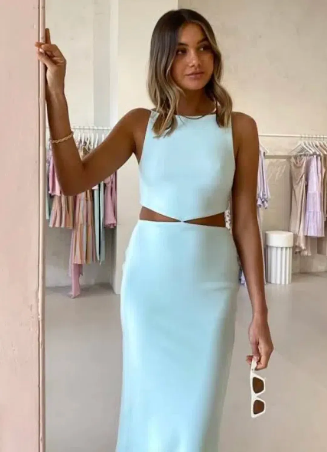 Bec and Bridge Scout Cut Out Midi Dress for rent on The Volte - main image