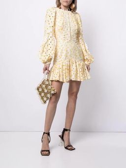 Acler Walker Mini Dress Print Size 12 for rent on The Volte - image 1