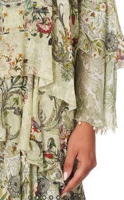 Camilla Brick Lane Beauty Asymmetrical Ruffle Dress Print Size 14 for rent on The Volte - image 4