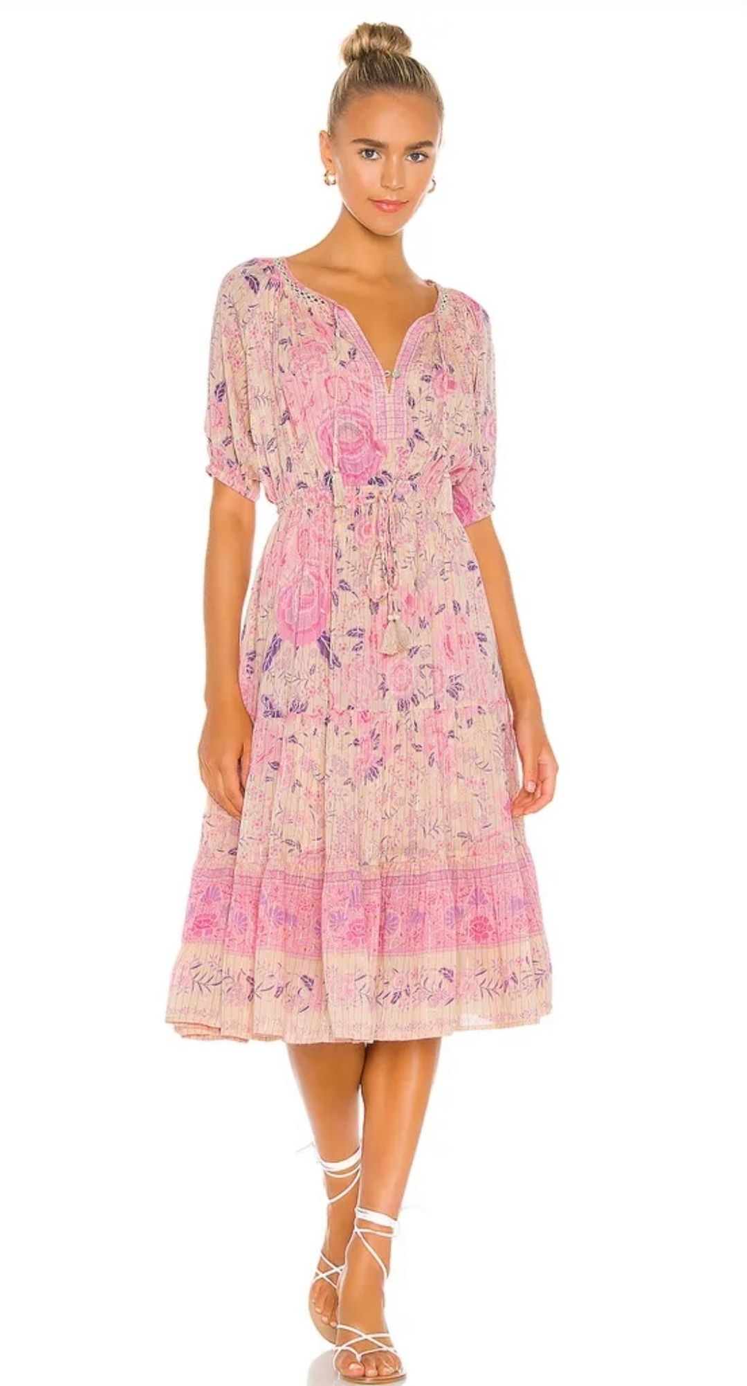 Spell & The Gypsy Mystic Midi Dress Floral Size 6 for rent on The Volte - main image