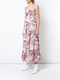 Zimmermann Linen Kali Hawaiian Dress Print Size 8  for rent on The Volte - image 2