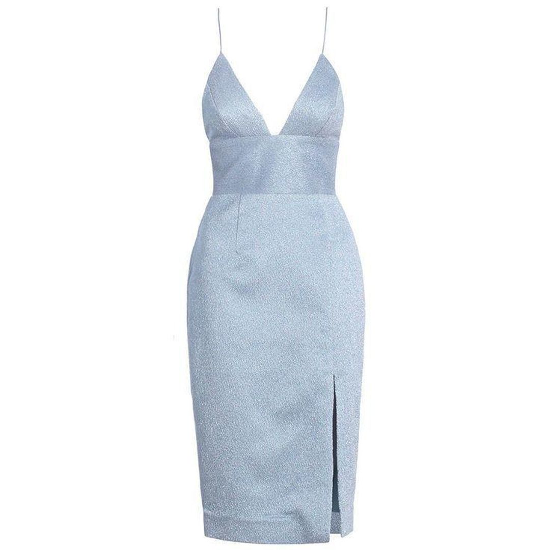 Zimmermann Seer Crystal Dress Blue Size 8 for rent on The Volte - main image