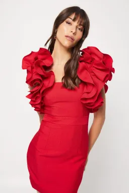 MOSSMAN RAW VISION MINI DRESS for rent on The Volte - image 3