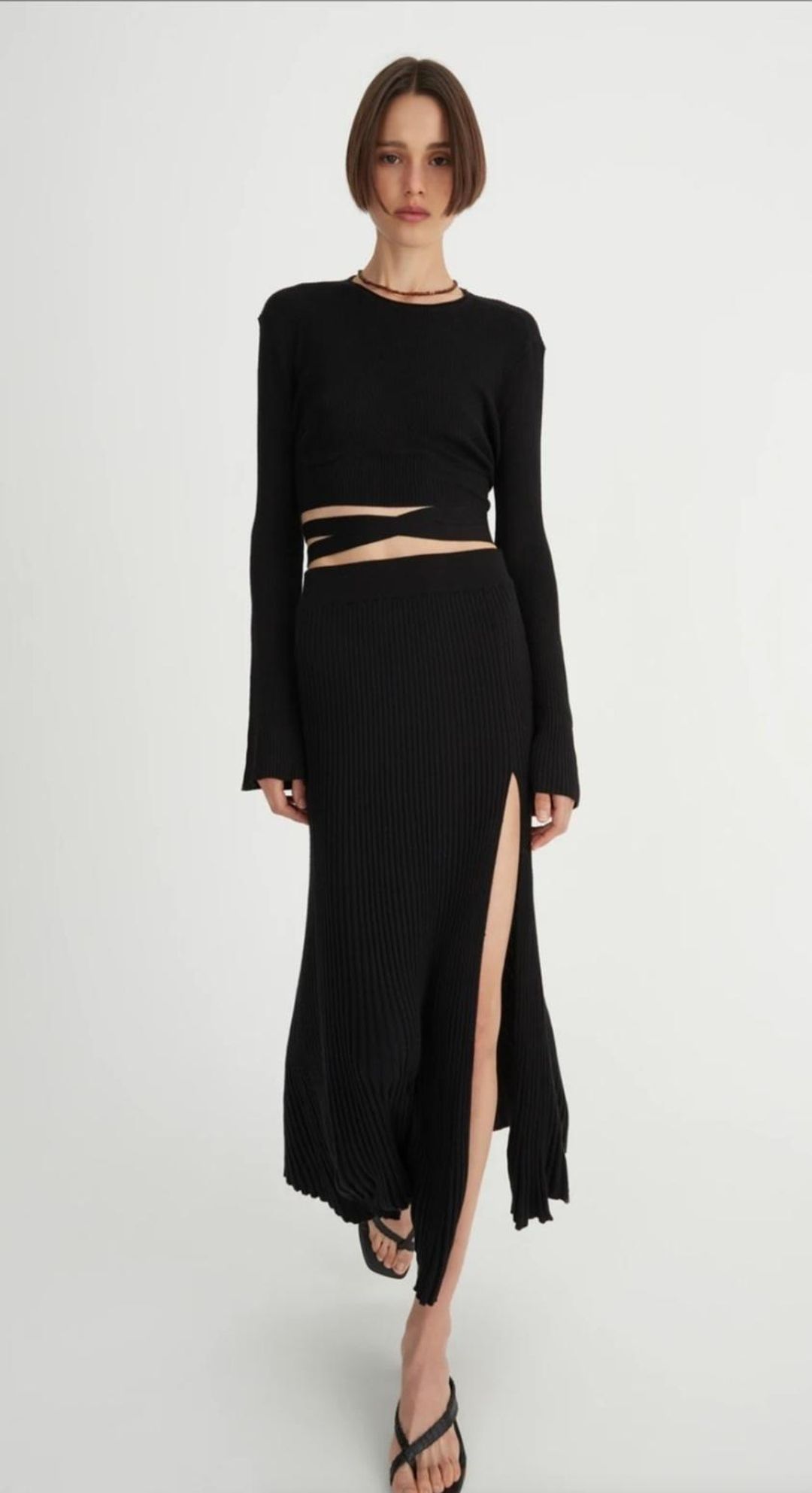 Hansel and Gretel Keke  Top and Corbin Skirt Set Black Size 10 for rent on The Volte - main image