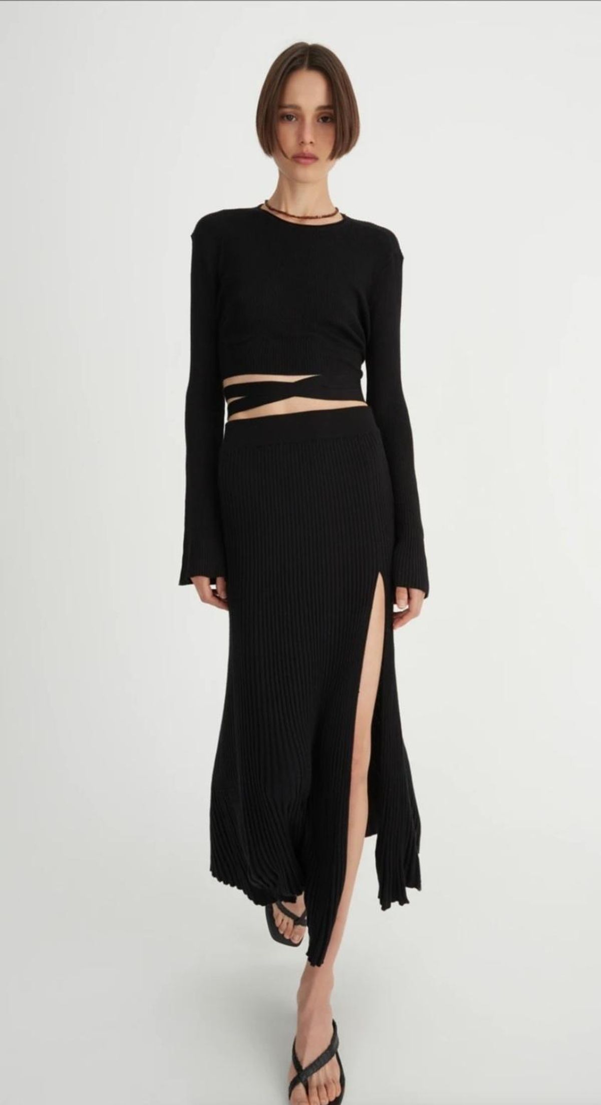 Hansel and Gretel Keke  Top and Corbin Skirt Set Black Size 10 for rent on The Volte - main image