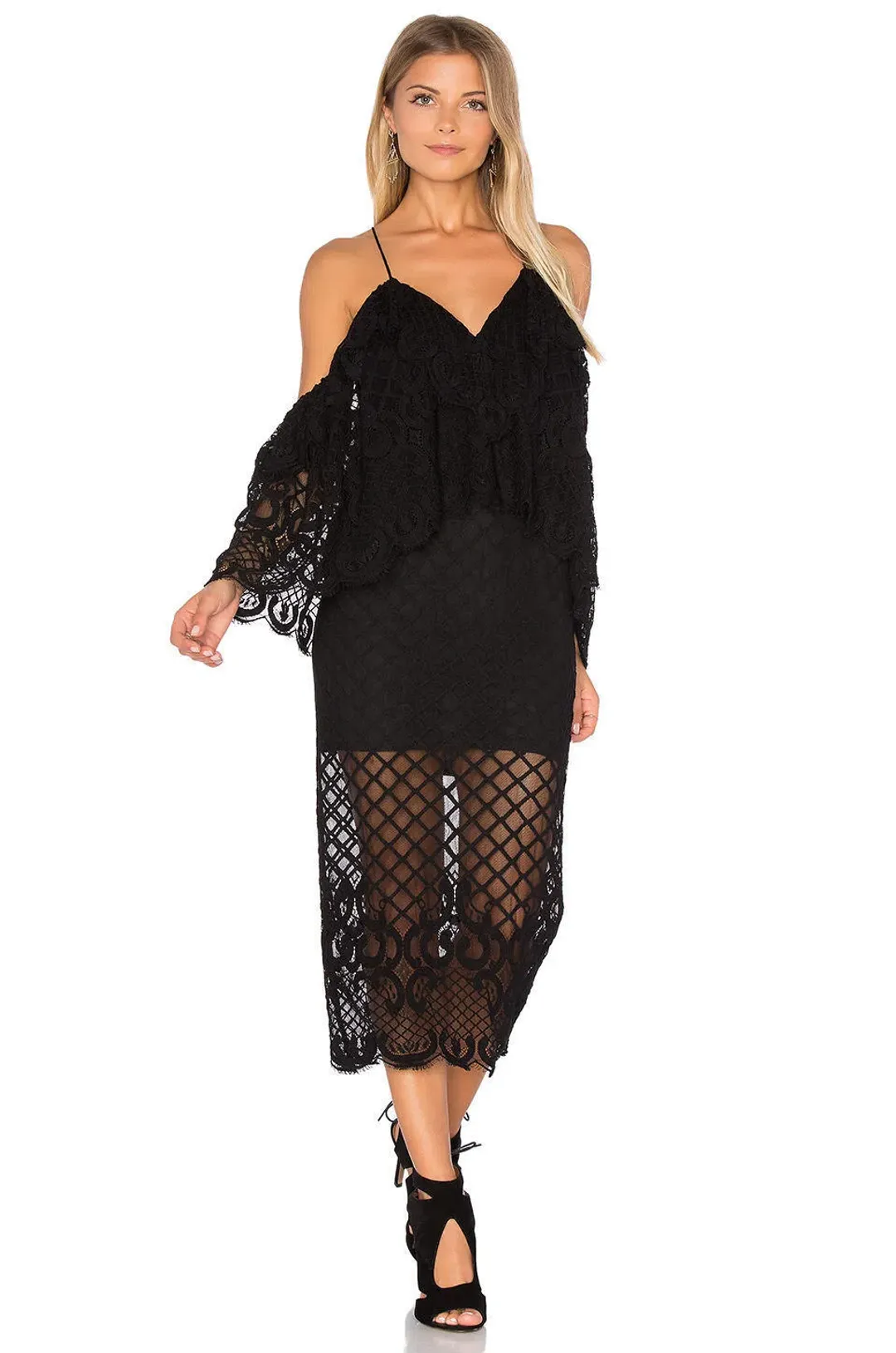 Alice McCall Bless This Dress Black Size 6 for rent on The Volte - main image