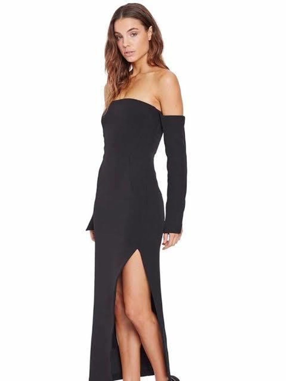 Camilla and Marc Twiggy Dress Black Size 10 for rent on The Volte - main image