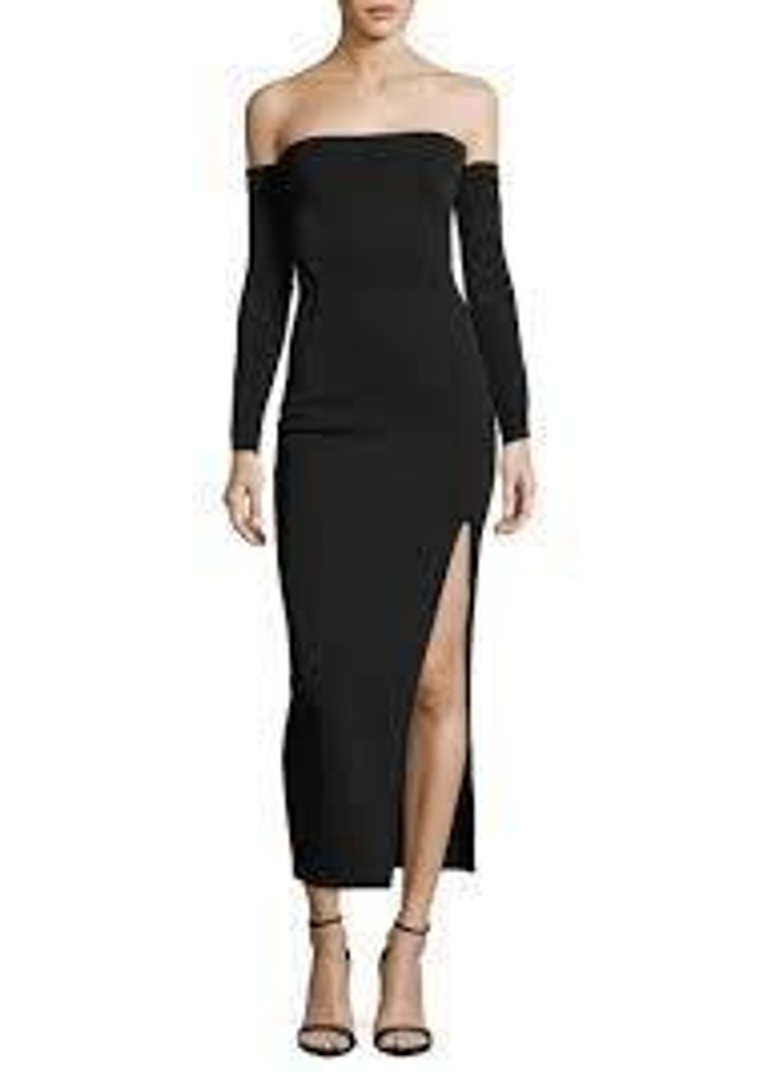Camilla and Marc Twiggy Dress Black Size 10 for rent on The Volte - main image