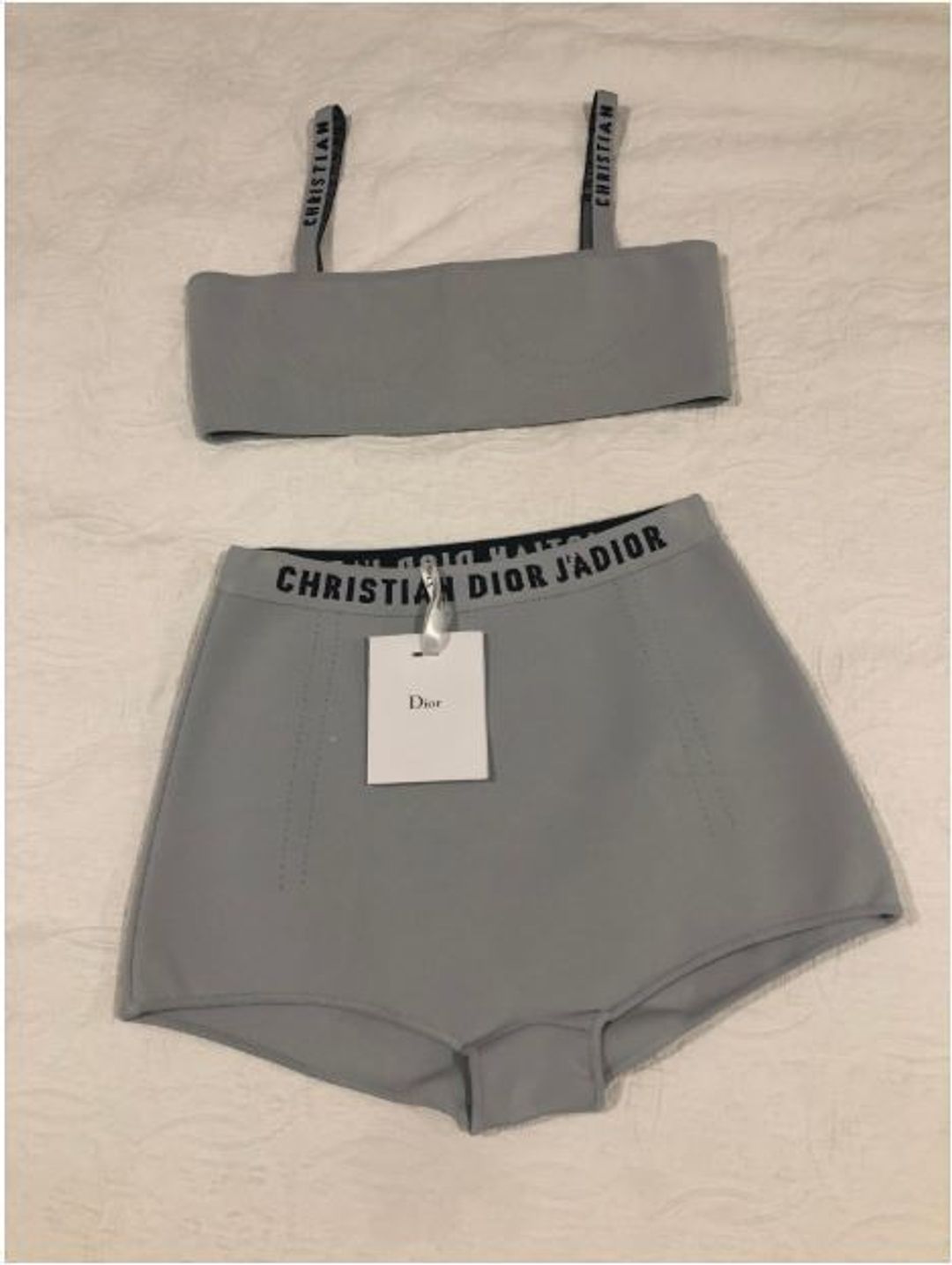 Christian Dior two piece set grey size 8  for rent on The Volte - main image