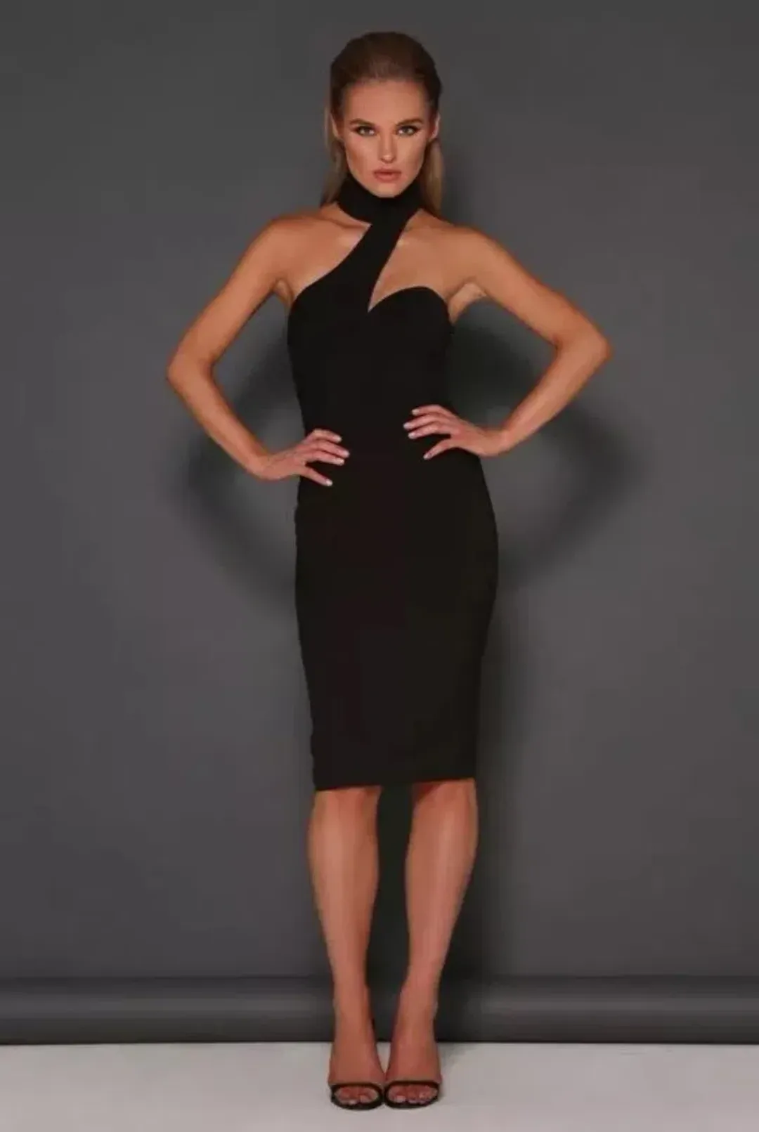 Elle Zeitoune Cheyenne Dress Black Size 10 for rent on The Volte - main image