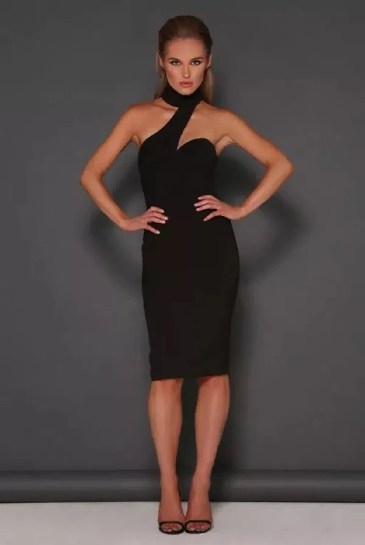 Elle Zeitoune Cheyenne Dress Black Size 10 for rent on The Volte - main image