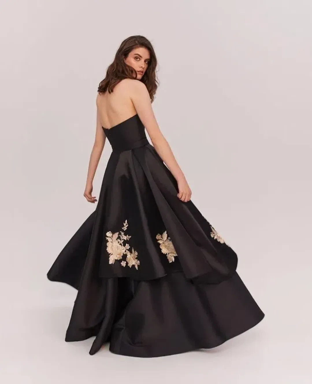 Fame and Partners Nova Gown Black Size 8  for rent on The Volte - main image