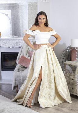 Catwalk Instyle By Marian Rahme “Sahara Two Piece Set” Gold Sizze AU 6 for rent on The Volte - image 4