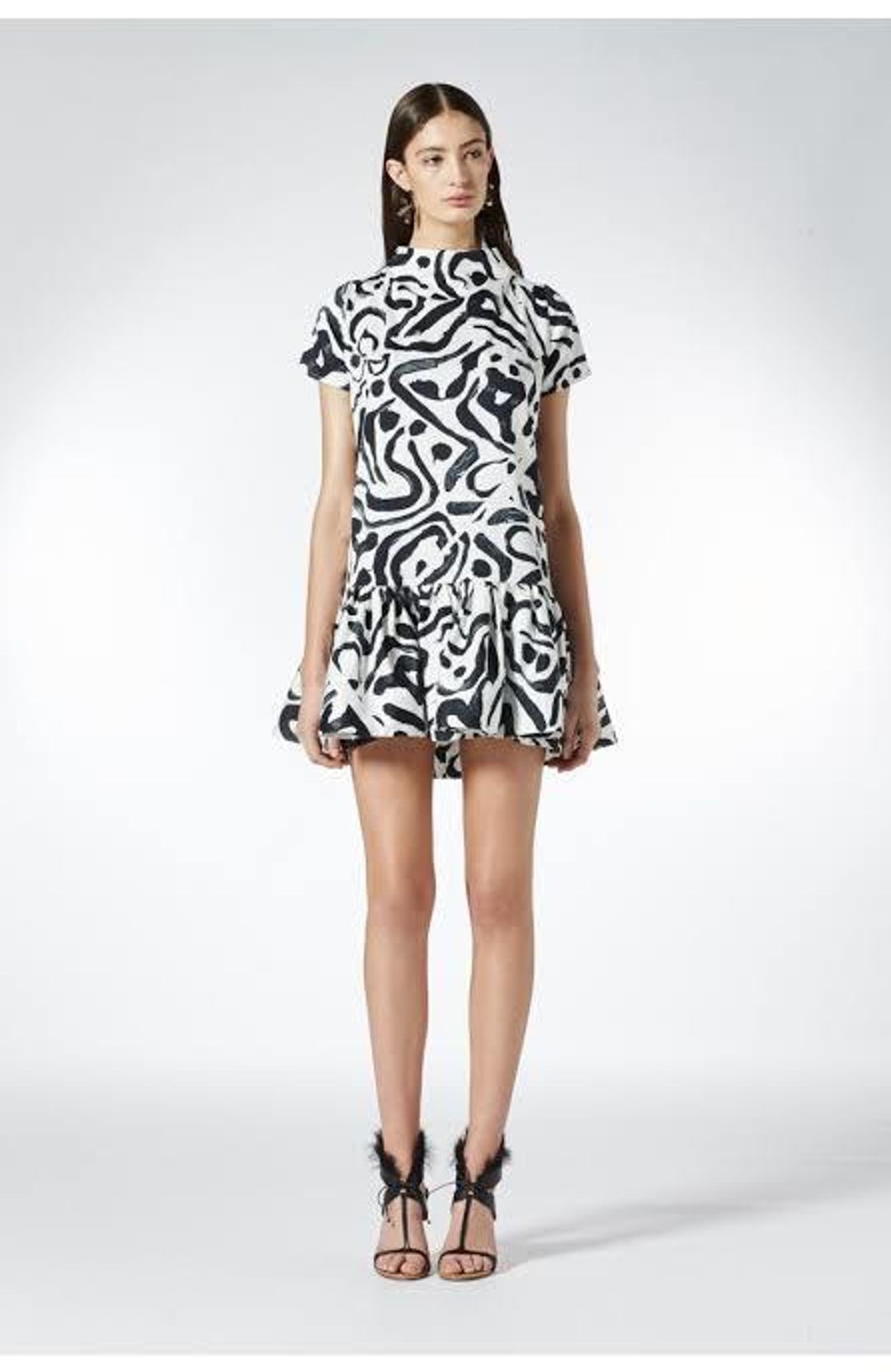 Toni Maticevski Dakota Cocktail Dress Print Size 6 for rent on The Volte - main image