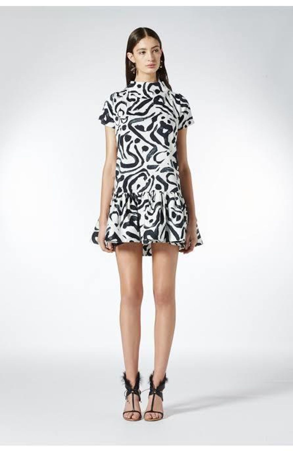 Toni Maticevski Dakota Cocktail Dress Print Size 6 for rent on The Volte - main image