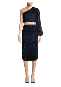 Retrofete Kathleen Top Navy Size 10 for rent on The Volte - image 1