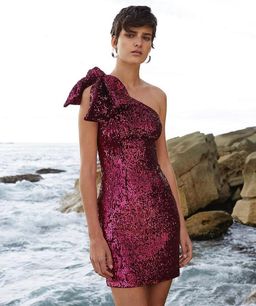 By Johnny Flash tied up mini pink sequin size 8 for rent on The Volte - image 2