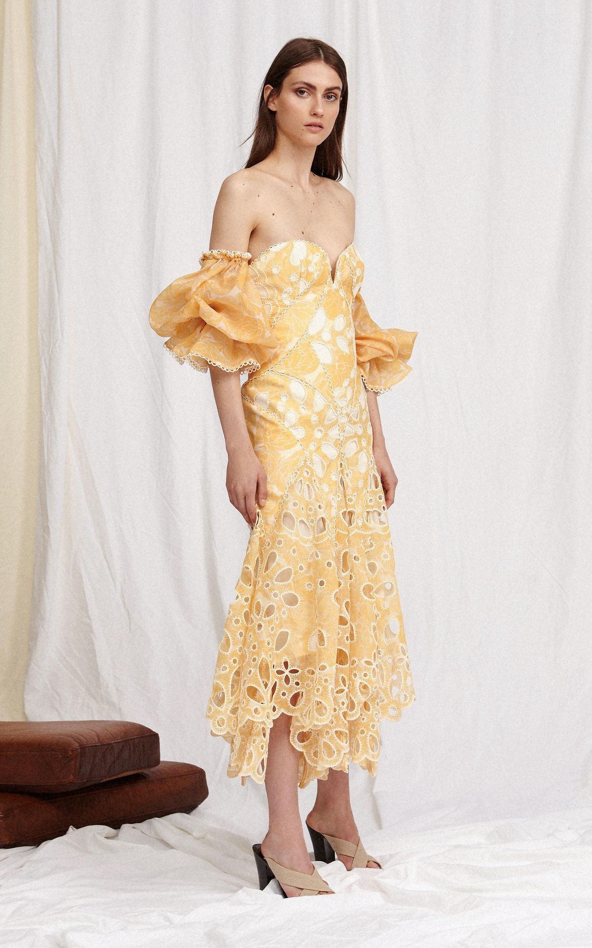 Acler Holland dress lemon size 12 for rent on The Volte - main image