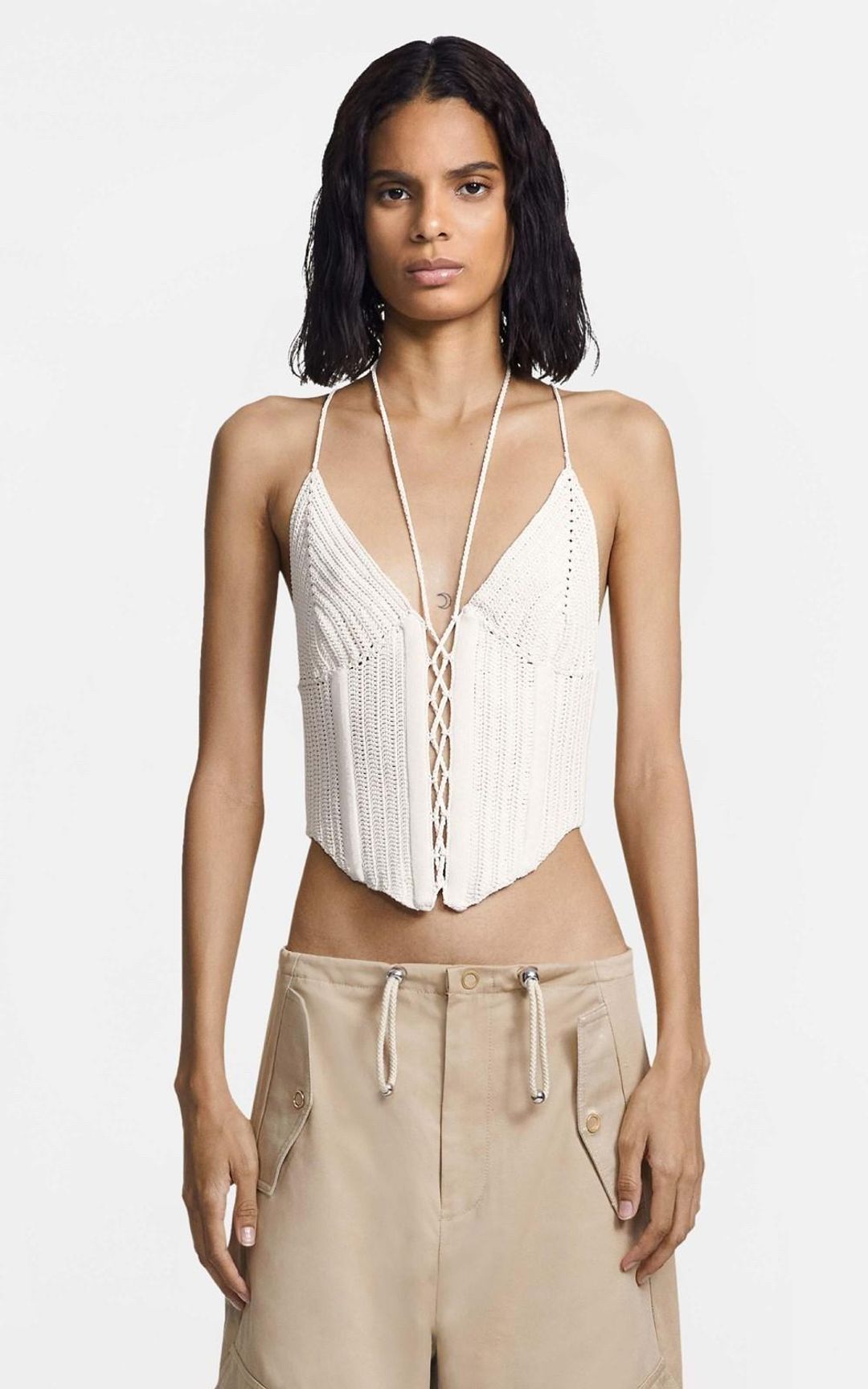 Dion Lee - Corchet Tie Corset (Size 8) for rent on The Volte - main image