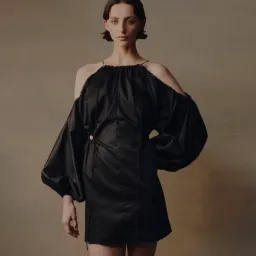 Camilla and Marc Parker Mini Dress Black Size 8 for rent on The Volte - image 2