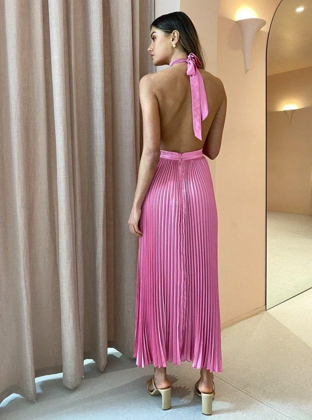 L’idee Renaissance Gown in Hot Pink Size 6 for rent on The Volte - main image