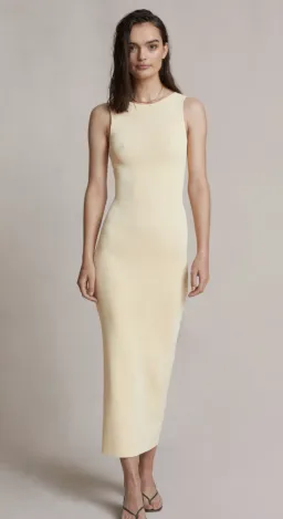 Bec & Bridge Sorbet Summer Midi Dress in Butter Size 10 for rent on The Volte - image 2