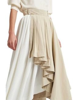 Aje Consonance Skirt White/Brown Size 4 for rent on The Volte - image 4
