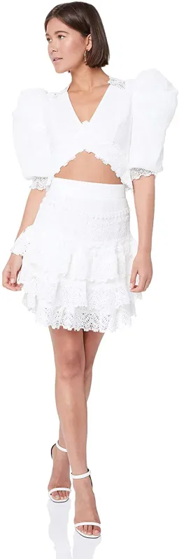 Mossman Havana Nights Top White Size 6 for rent on The Volte - image 4