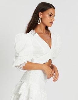 Mossman Havana Nights Top White Size 6 for rent on The Volte - image 5