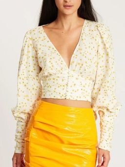 Bec and Bridge Wild Daisy LS Top Yellow Size 12 for rent on The Volte - image 5