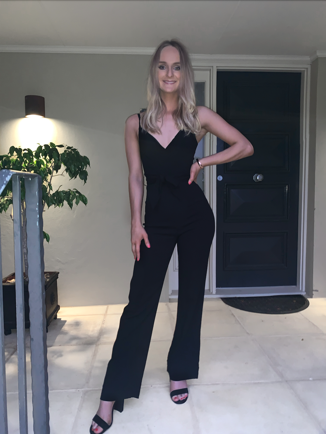 Kookai Savannah Jumpsuit Black Size 6 for rent on The Volte - main image
