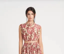 Sir The Label Valetta Top Red Floral Print Size 0 | AU 6 for rent on The Volte - image 1