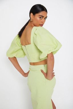 Mossman Seahaze Top Green Size 10 for rent on The Volte - image 3